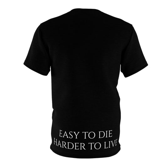 "Harder to Live" Ribcage Tee Black