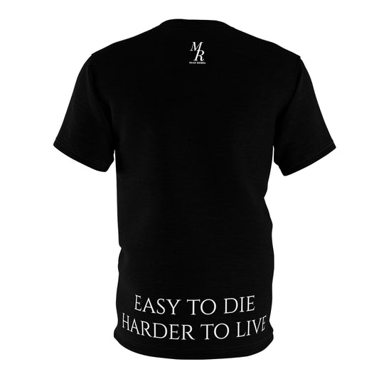 "Harder to Live" Ribcage Tee Black